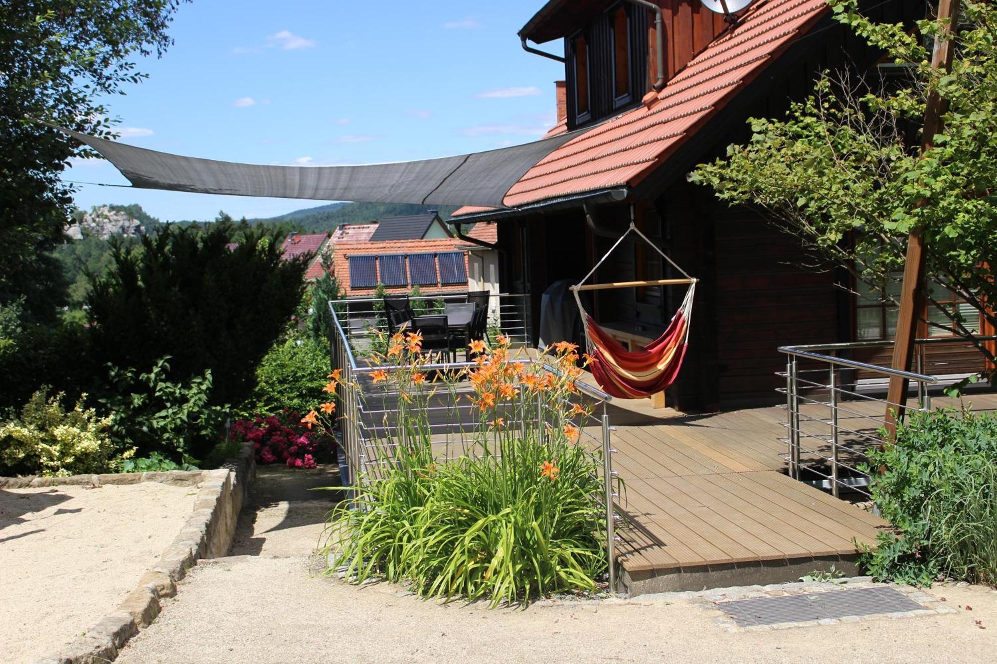 Ferienhaus Kraxlhuette Waltersdorf Bad Schandau Bagian luar foto